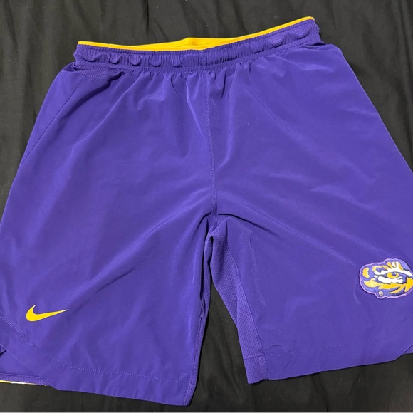 Nike LSU Team Issued Gym Shorts - Picture 1 of 3